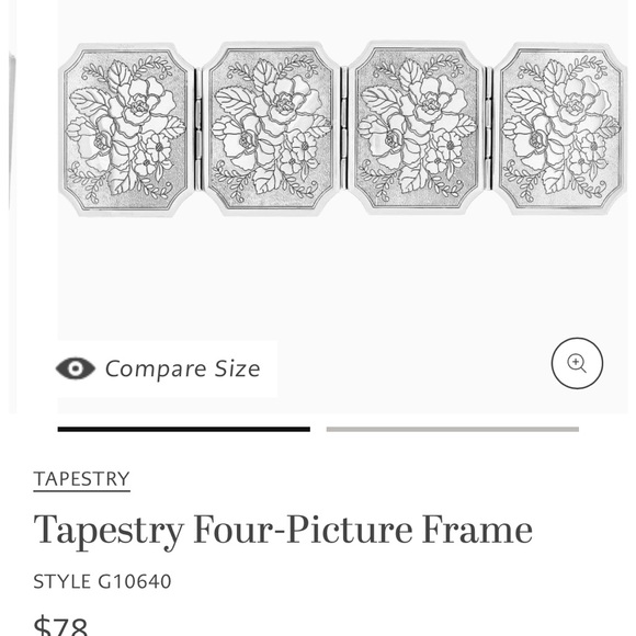 BRIGHTON TAPESTRY FOUR-PICTURE FRAME - Picture 2 of 6